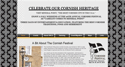 Desktop Screenshot of cornishfest.org